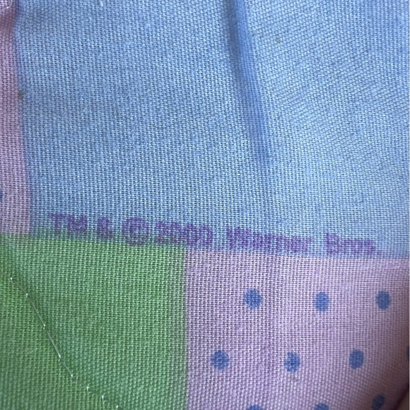 Y2K Looney Tunes Tweety Bird Patchwork Quilted Blanket Pastels 38x60 GUC - Picture 11 of 16